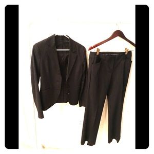 Classic Black Pinstripe Express Women’s Suit